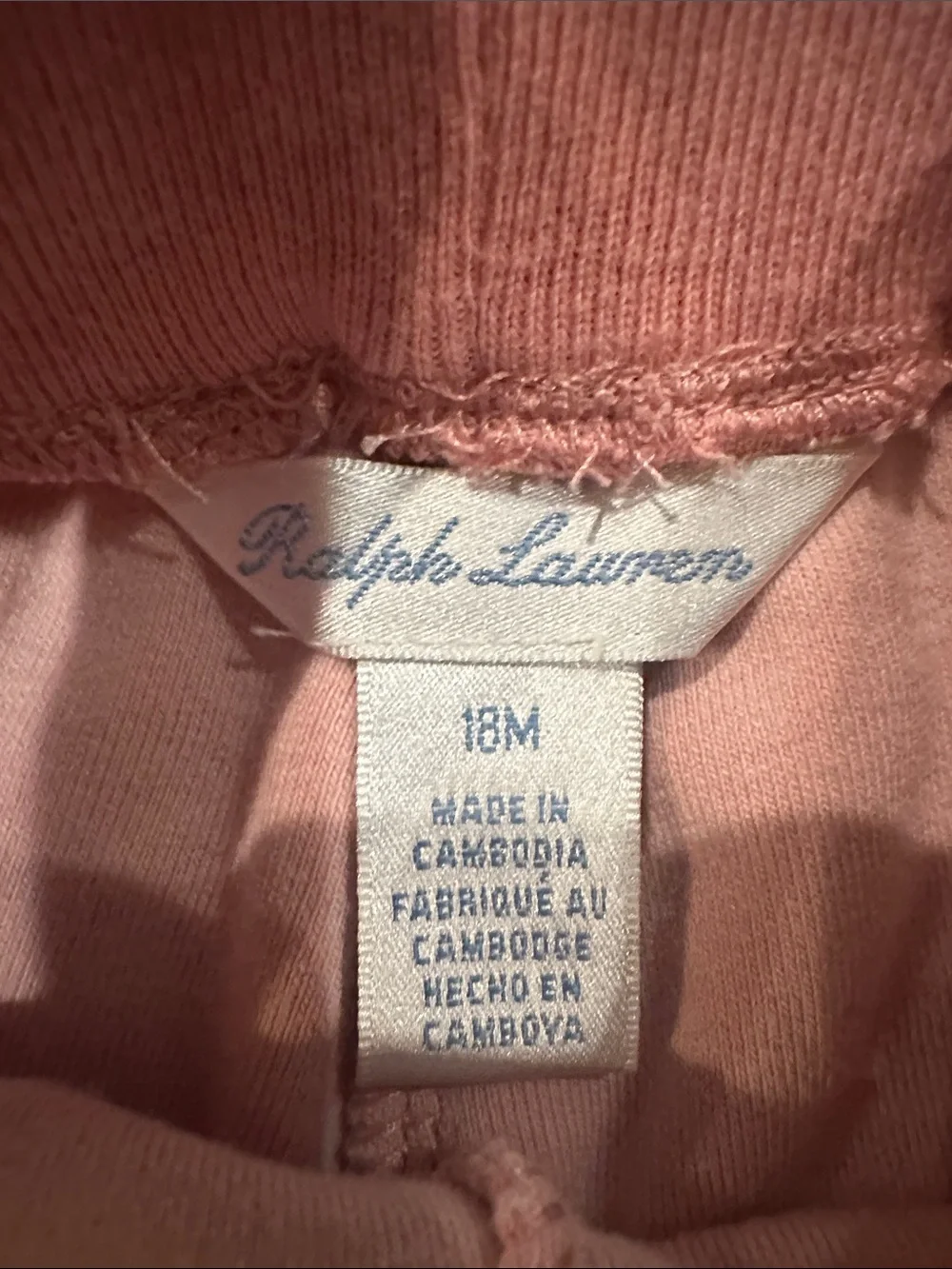 Ralph Lauren Pink Velour Hoodie Jacket & Pants Set